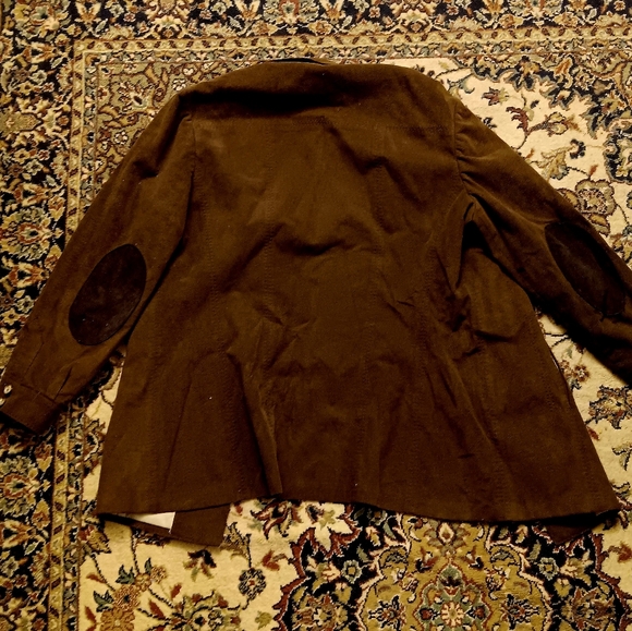 1960s mens faux suede jacket - Picture 2 of 3